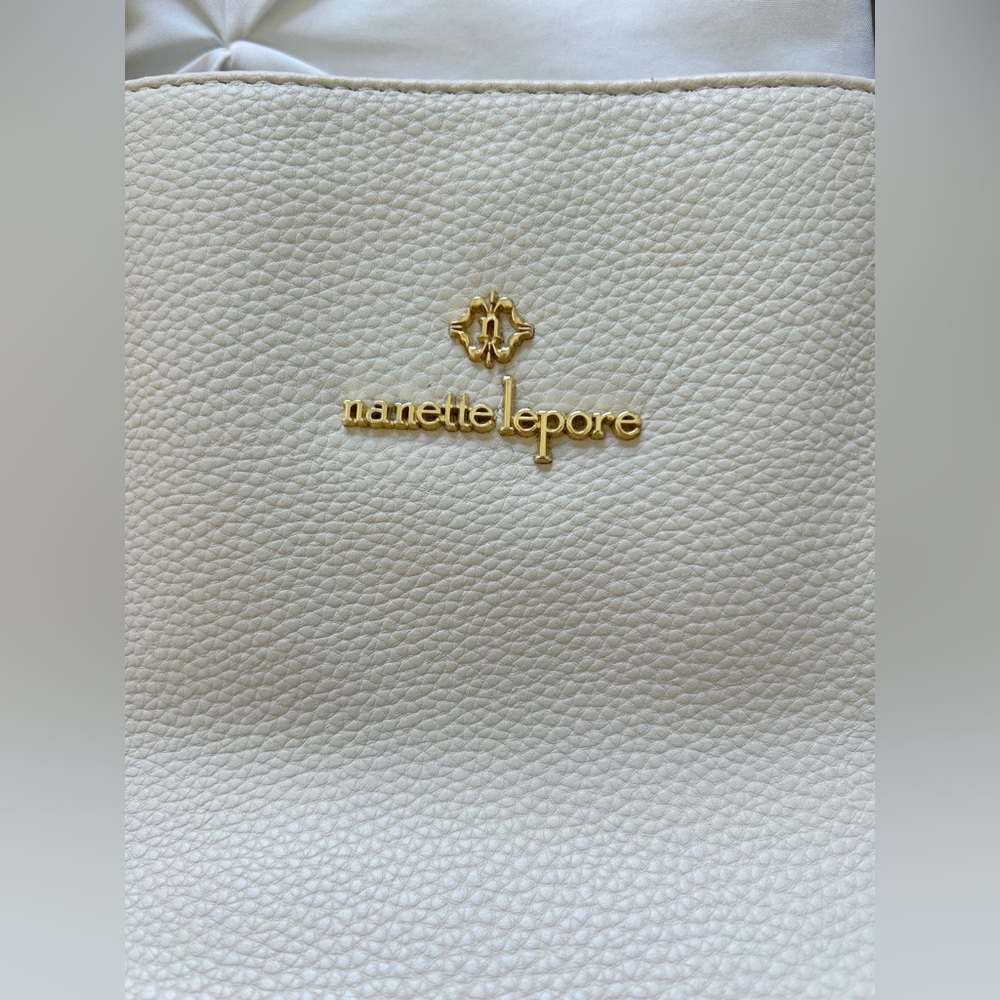 Nanette LEPORE Off-White Leather Tote - Picture 2 of 3